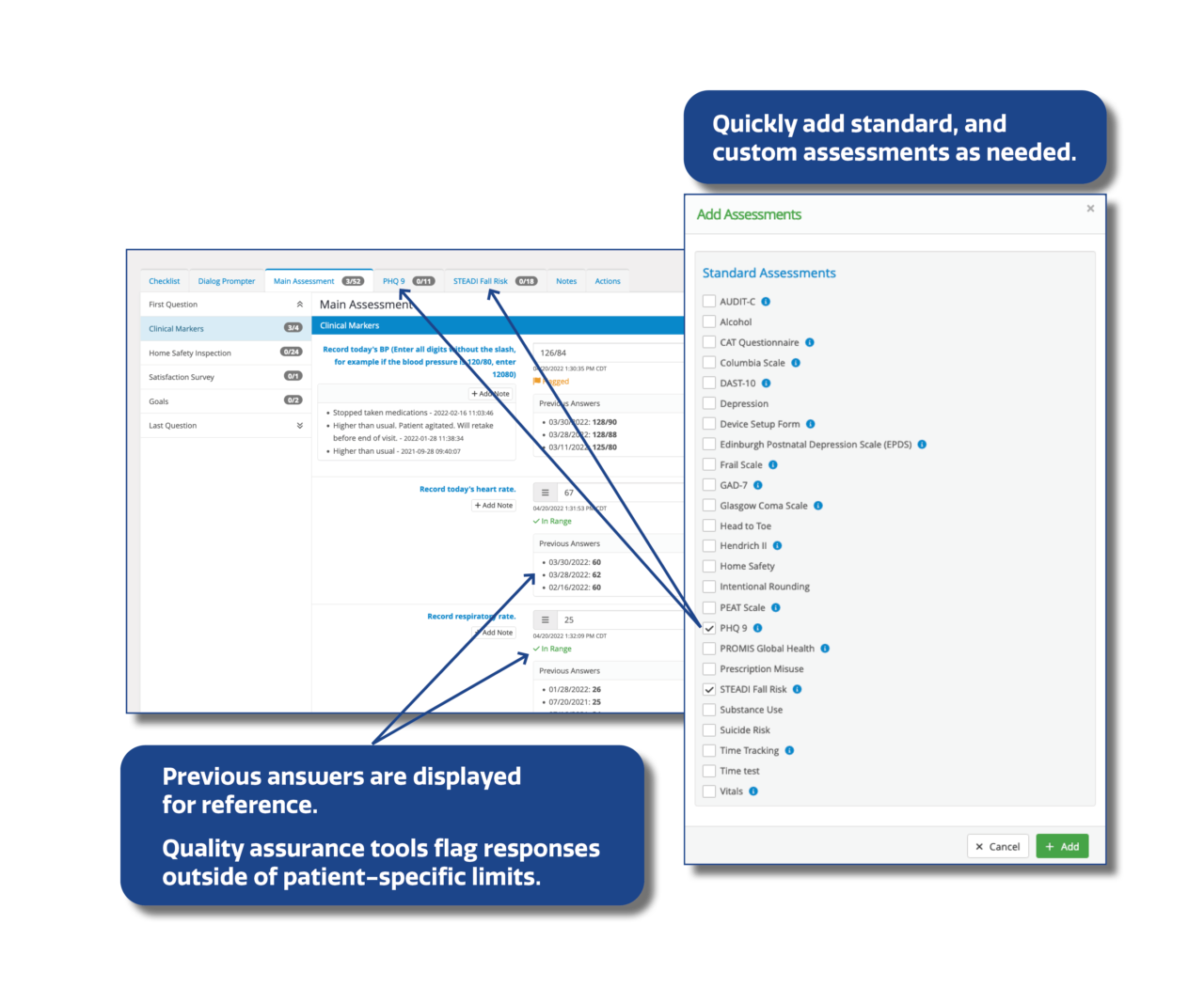 Chart Patient Care with SMART Charts